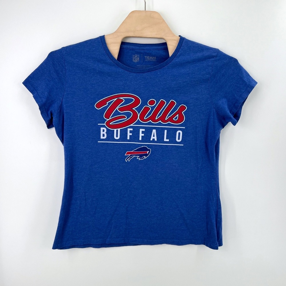 NFL Buffalo Bills Graphic Tee Size XL Cotton Blend Blue Sporty Game Day T Shirt